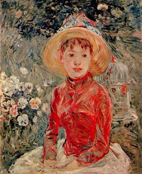 Berthe Morisot Le corsage rouge